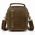 BEARKY Manufacturer's Genuine Leather Crossbody Bag for Men Precious Sturdy Vintage Mens Leather Shoulder Laptop Messenger