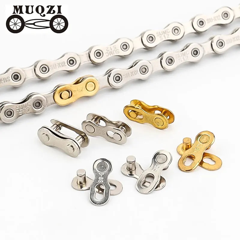 MUQZI Bike Chain Missing Link MTB Bicycle Single Speed 6 7 8 9 10 11 12S Quick Master Link Joint Chain Magic Buckle