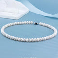 High Quality White 7-8mm 3A Natural Freshwater Keshi Pearl Necklace Real Pearl Fashion Jewelry Necklace