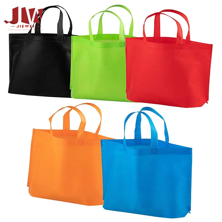 JIEWEI Supply Durable Eco-friendly Nonwoven Fabric Bag Nonwoven Shopping Bags