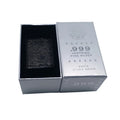 Luxury Custom Design Cardboard Silver Paper Jewelry Craft Gift Packaging Box with Silver Foil logo