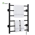Round Tube Heated Towel Rail Stainless Steel 304 Electric Hot Towel Rack Warmer