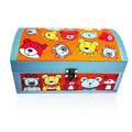 Custom Luxury Cardboard Cartoon Printing Treasure Gift Box Organizer Kids Toy Storage Box With Flip-top Lid