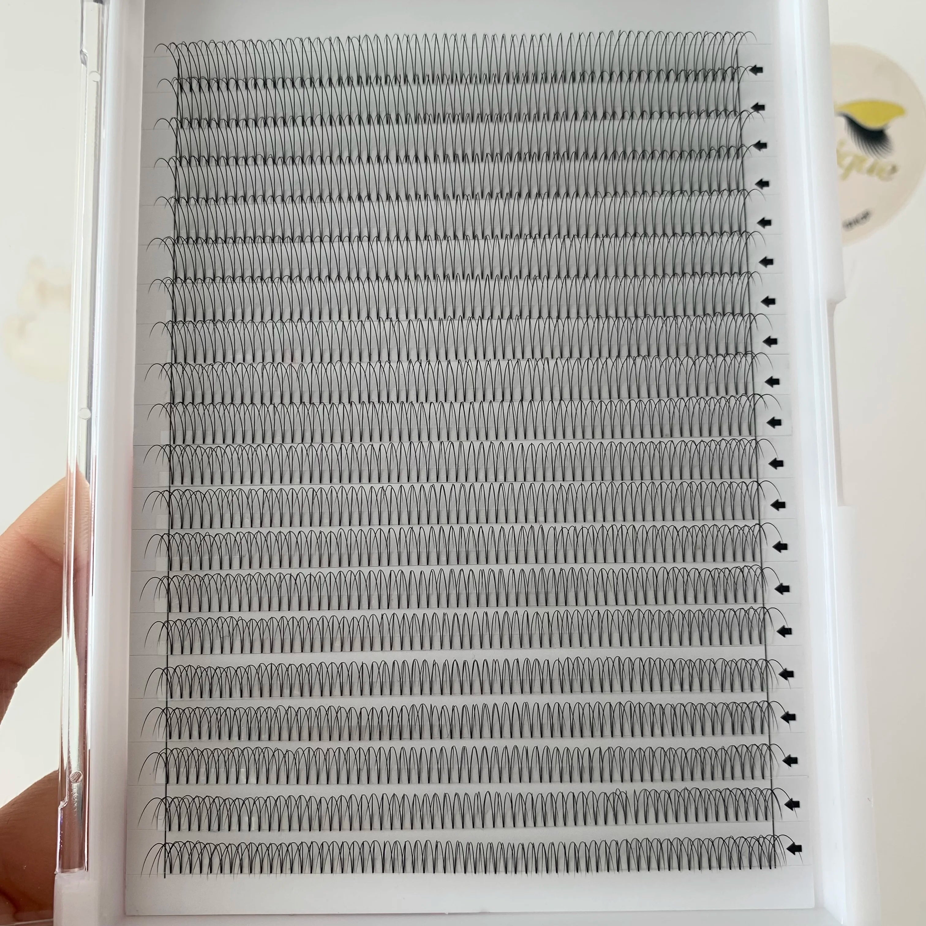 Dark Black Premade Extensions 3D 4D 5D 6D 7D 8D 9D 10D False Eyelashes XXL TRAYS