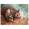 Ever Moment Diamond Painting Art Collection Gift Girl Wild Animal Brown Bear Lion Leopard Cross Stitch 5D 3F2653