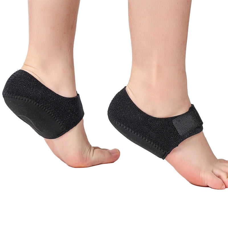 Silicone Unisex Heel Protector Cushion Cups Customizable Fitness Safety Relieve Heel Pain Plantar Fasciitis Tendinitis Spur