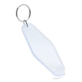 Cheap Acrylic Numbers Key Hook ABS Keychain Motel Key Chain Ring Custom Key Holder Hotel Tag Gifts DIY Blank Plastic Key Tags