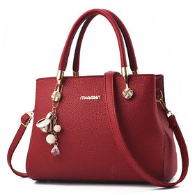 Women Large Leather Handbag Satchel Shoulder Messenger Tote Purse Crossbody Bag