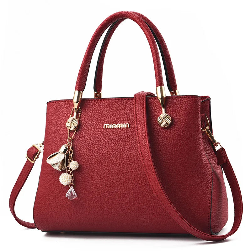 Women Large Leather Handbag Satchel Shoulder Messenger Tote Purse Crossbody Bag