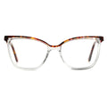 FP1960 Hot Sale New Design Fashion Colorful Unisex Big Frame Acetate Optical Eyewear Glasses Frame