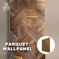 MUMU 3D Unique Design Square Easy Install Wavy Interior Storage Cabinet Wooden Wall Panels for Garden