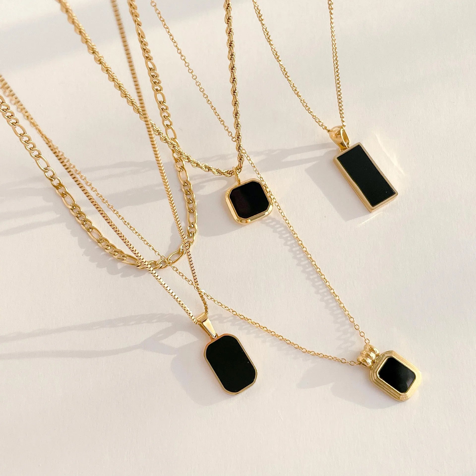 New Stainless Steel Necklace Plated Jewelry Necklaces Stainless Steel Necklace 18K Gold Plated Pendant Custom Jewelry for Woman