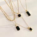 New Stainless Steel Necklace Plated Jewelry Necklaces Stainless Steel Necklace 18K Gold Plated Pendant Custom Jewelry for Woman