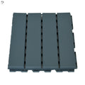 Modern Wood Grain Embossed Anti-Slip Interlocking Decking Tiles 20mm Wood Plastic Composite Material for Patio Garden Outdoor