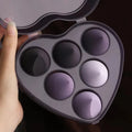 Heart Box Non Latex Makeup Sponge Set Soft Washable Powder Puff Water Drop Cosmetic Beauty Egg Foundation Cream Blender Sponges