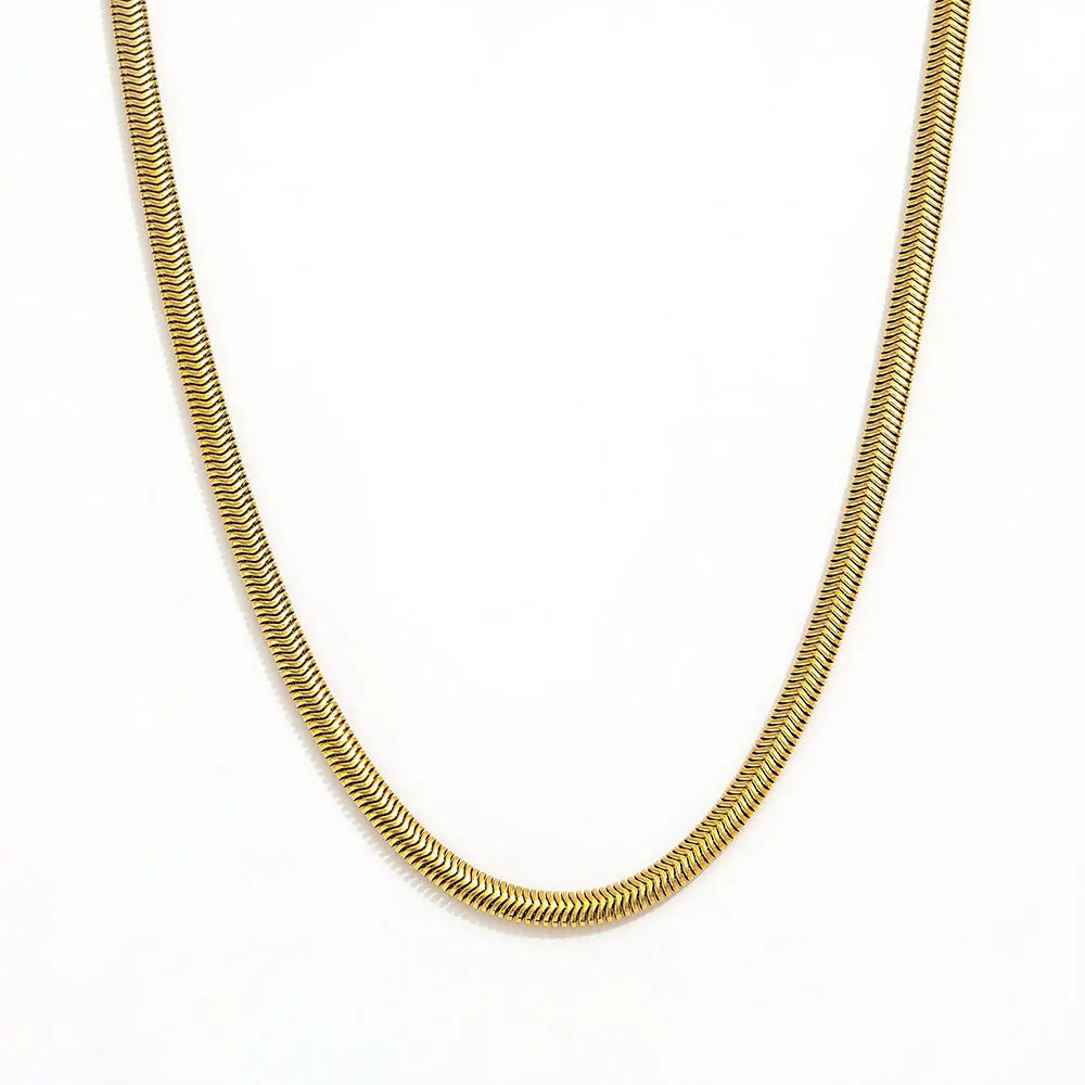 Joolim Jewelry Wholesale Herringbone Snake Chain Knot Bracelet Stainless Steel Jewelry