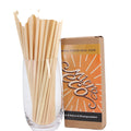2023 New Product Ideas-Eco-Friendly Natural Biodegradable Wheat Drinking Straw 400PCS Bar Accessories