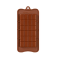 2024 BPA Free Chocolate Bar Mold Non-Stick Easy to Release Customized Food Grade Silicone Chocolate Molds