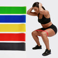 Resistance Loop Exercise Bands Set of 5 TPE Material Home Exercise Bands with Carry Bag Custom Logo Available