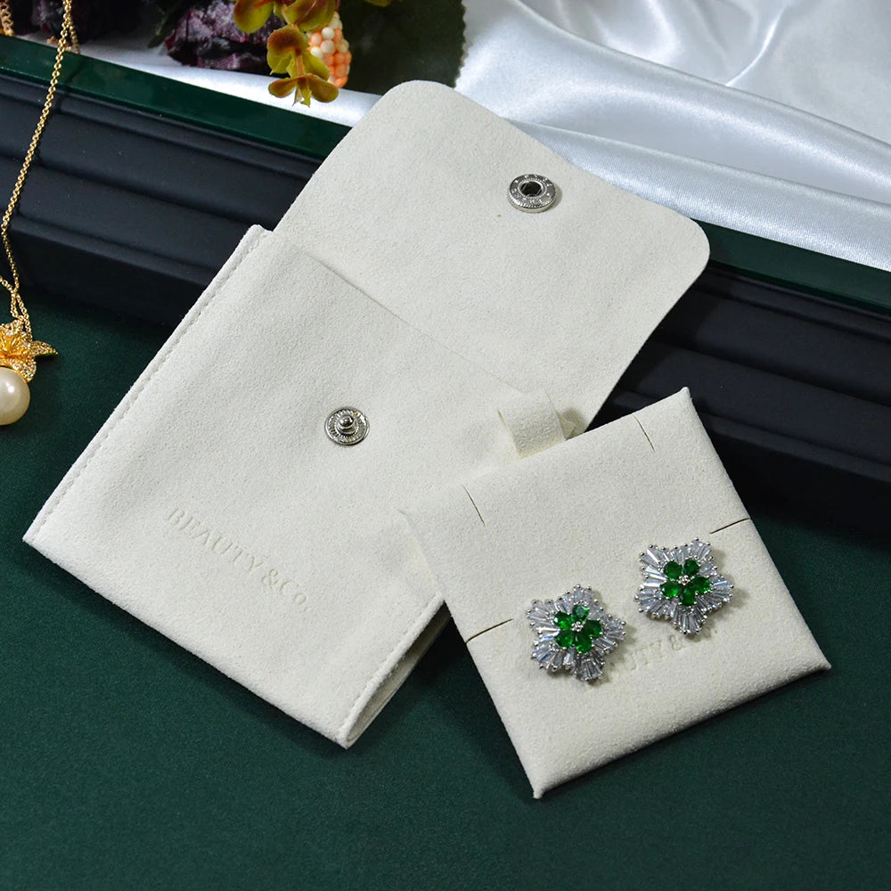 Wholesale Custom Microfiber Luxury Jewellery Packaging Bag Microfiber Pouches for Jewelry Container