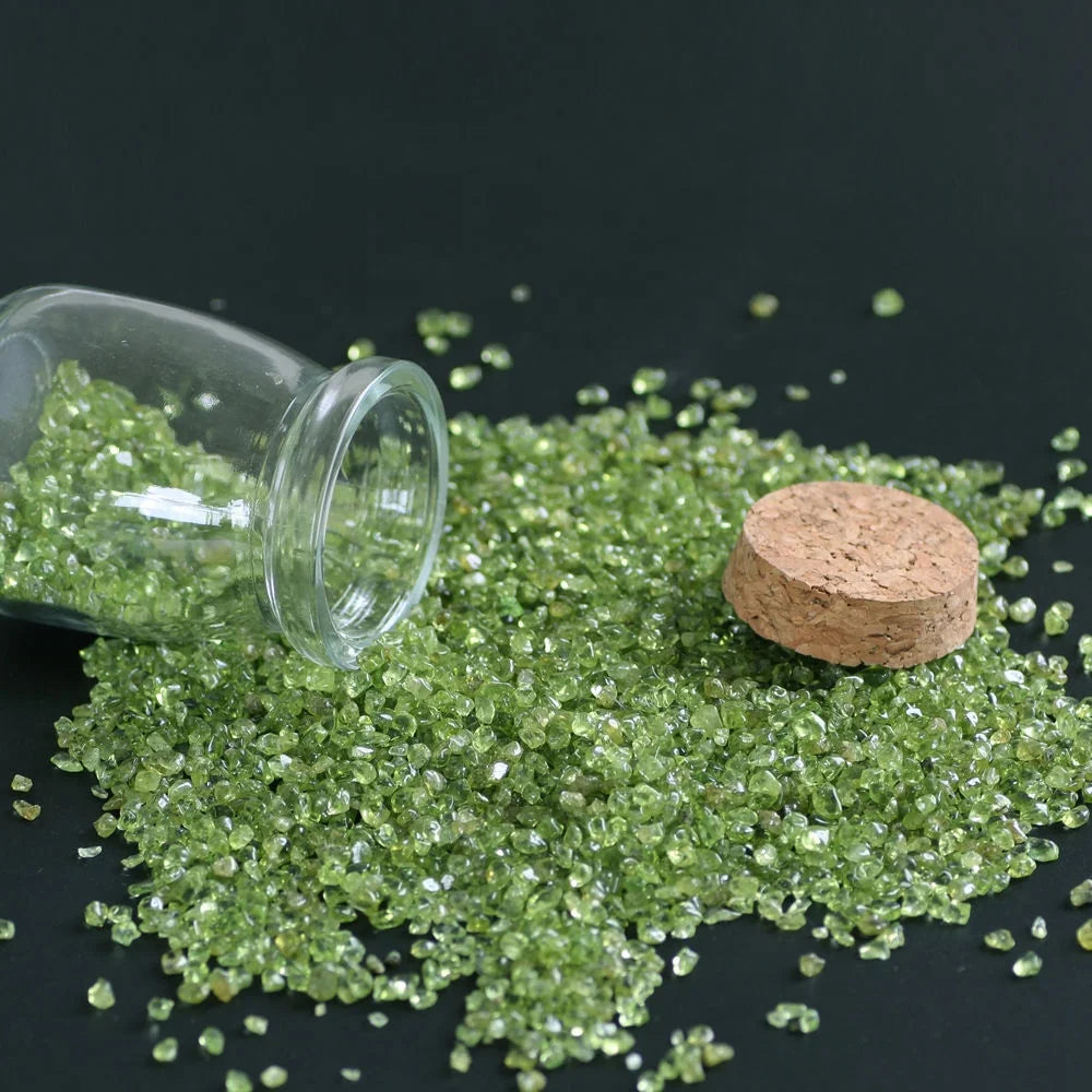 Wholesale Small Size Natural Olivine Tumbled Stone