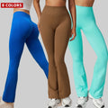 Seamless Flare Leggings Yoga Pants Women High Waist Wide Leg Pants Women Gym Workout Fitness Sports Flared Pant Dance Trousers