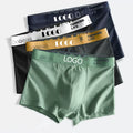 Classical Trend Solid Color Men's Underwear Basics Boxer Briefs Shorts Breathable Comfortable Men Boxers