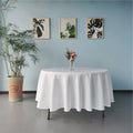 Wholesale Custom Woven Polyester Durable Reusable OEKO-TEX Certified Round Restaurant Banquet Wedding Tablecloths
