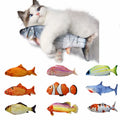 Fast Shipping Cat Fish Toy Bite Resistant Pet Chew Catnip Toys Electric Interesting Anxiety Relief Cat Toys