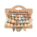 Fashion Women Vintage Jewelry Multilayer Cheap Beaded Bracelet Tassel Wrap Handmade Friendship  Beads Bracelets for Gifts