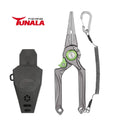 Made in China Fishing Pliers Stainless Steel Clamp Head Fishing Pliers with Sheath and Lanyard