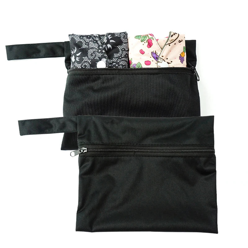 Reusable Waterproof Sanitary Napkin Bags for Menstrual Pads Mini Wet Dry Bags