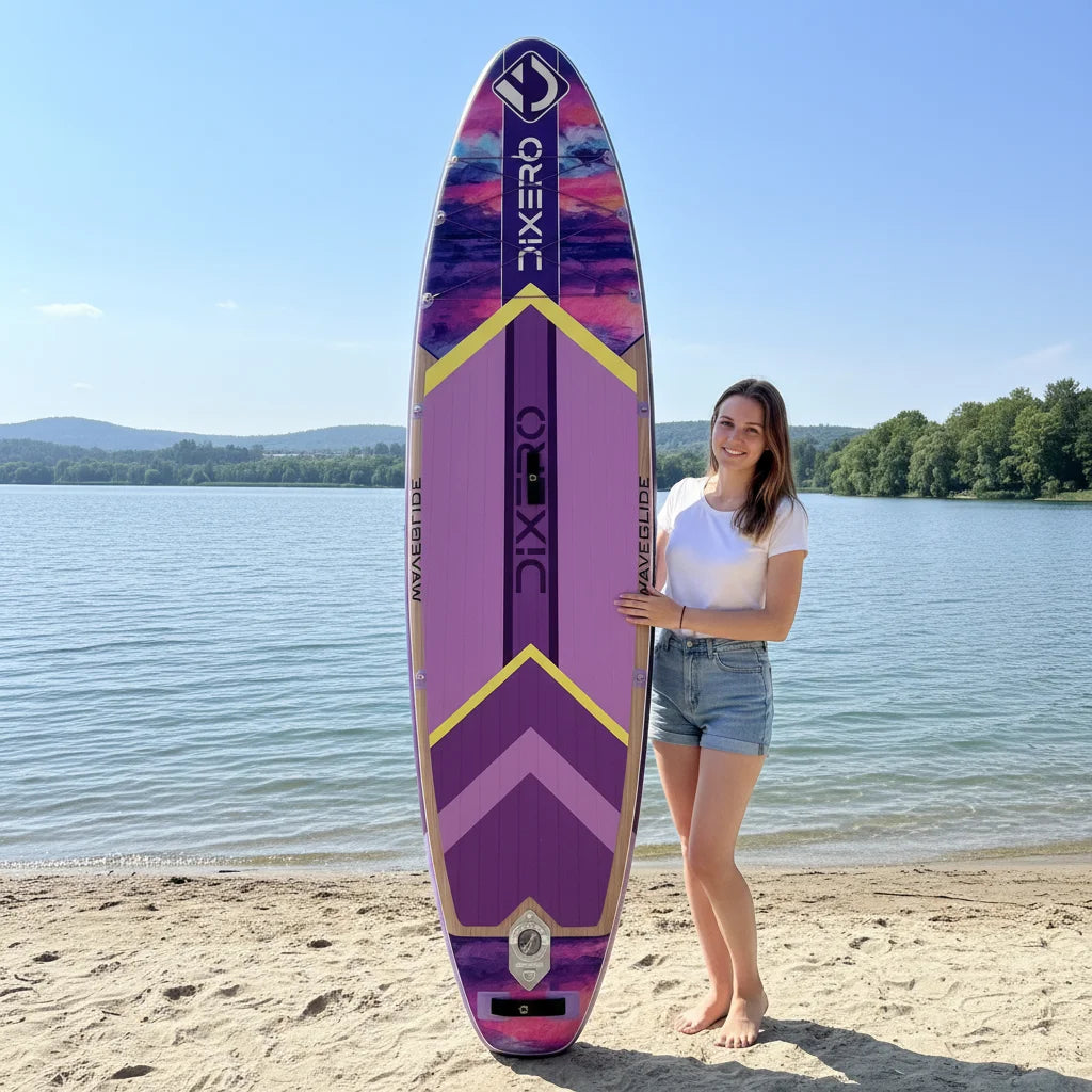 European Warehouse Freeship sup Daska HOT WELDING SEAM 33'' Ultra Wide Inflatable Stand up Paddle Board Paddle Surf Board