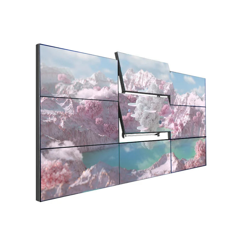 Video Wall Solutions Digital Display Screen Manufacturers 3.5mm 65 Inch ultra Narrow Bezel Seamless 3x3 LCD Video Wall