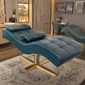 Adjustable Curved Modern Foldable Eyelashes Lounger Stretchers Beauty Salon Table Topper & Extension Chair for Massage Table MegaBDM