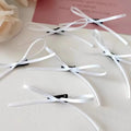 MIO Retro Bow Tie Hair Clip 3mm Thin Hair Bow Clip Ribbon Side Clip for Women Girls School Decoration Mini Hairpins