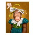Ever Moment Diamond Painting Handmade Monkey Flower on Head Art Kit 3F747