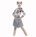 Kids Latin Dress Girls Rumba Samba Costume Dance Dress