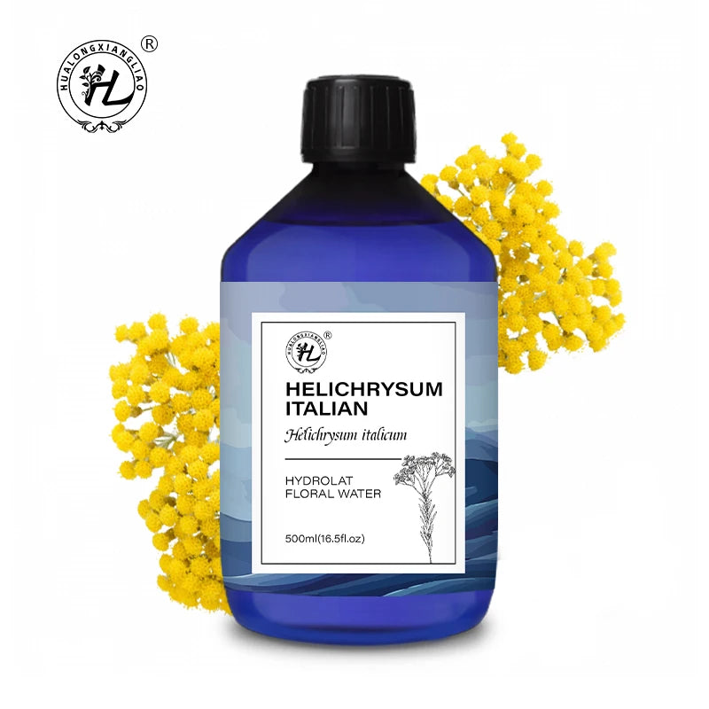 Helichrysum Italicum Hydrosol - Hydrolat for Skin Face Diffuser - 100 Pure Natural Floral Water Steam Distilled | 500mL