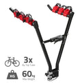 Heavy-Duty V-Shaped Steel Bike Rack for Car Hitch Foldable Car Bicycle Carrier