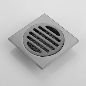 Square Longer Shower Drainer With Removable Grate SUS304 Stainless Steel Anti-odor Rectangle Shower Floor Drain With Catcher