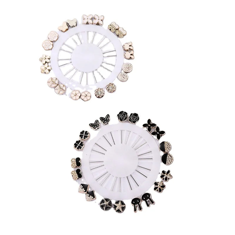 Abaya Muslim Dresses with Attractive Rhinestone Brooches Ready to Ship Hijab Scarf Pins for Weddings