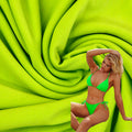 Medium Weight Glossy Spandex Cotton Stretch Fabric Tank Top Panties Underwear Swimwear Sportswear Lingerie