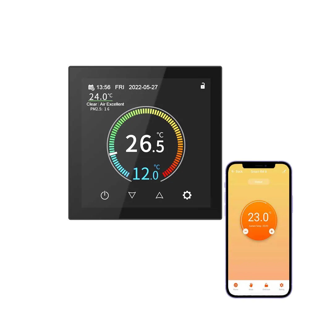 HYT001 Color Screen Thermostat Wifi Smart Programmable Underfloor Heating Manifold App Control Tuya Thermostat
