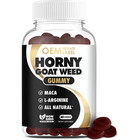Private Label Epimedium with Maca Increase Immune System Horny Goat Weed Gummies