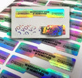 Custom Security Hologram Label Sticker Printing Anti-Counterfeit Tamper Proof for Brand Protection