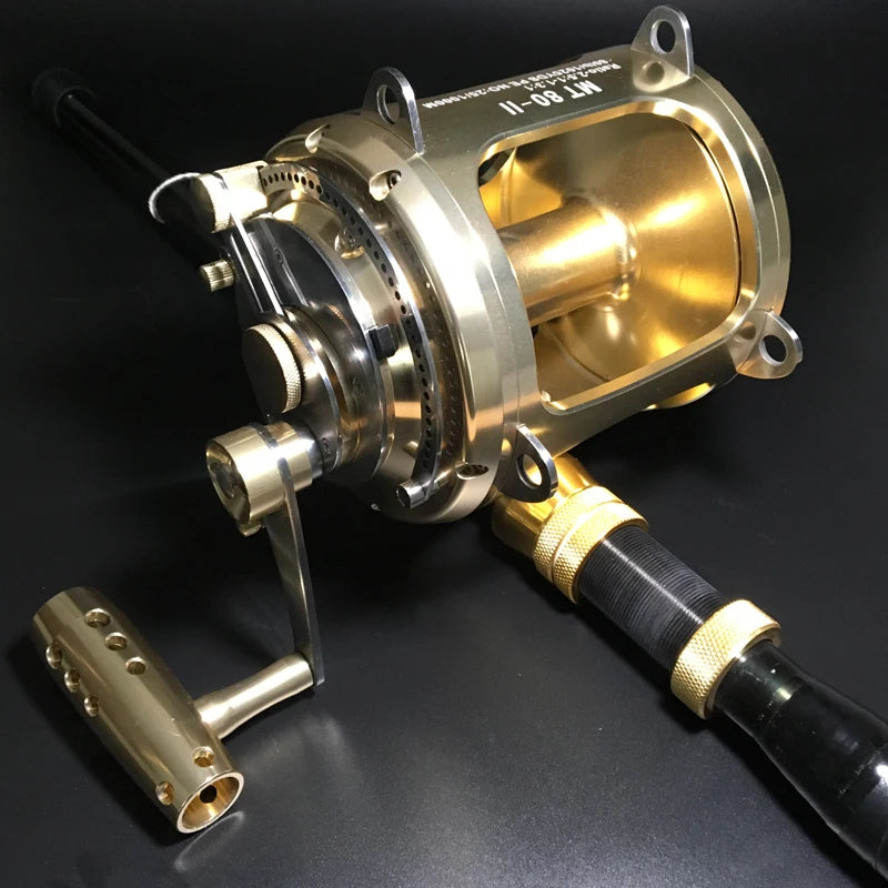 RC Brand Boat Low Price sealed Two Speed Deep Drop Fishing Reel Sea Ocean 50w Reel Fishing Wheel