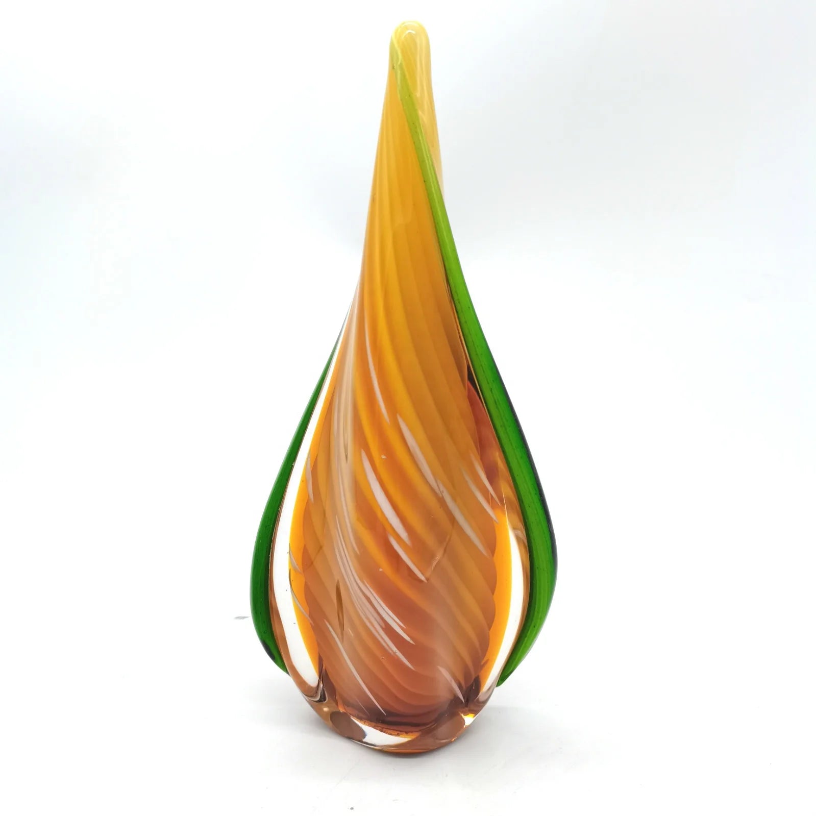 Abstract Corn Glass Sculpture Handblown Flower Style Artistic Craft for Modern Kitchen Decor Custom Shape Available