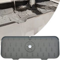 2022 Silicone Faucet Splash Guard Mat for Sink Set of 2 Grey Color Sink Water Splash Guard