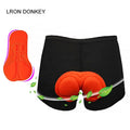 IRONDONKEY Men's Summer Cycling Shorts Breathable Road Mountain Bike Accessories with Thick Silicone Seat Cushion